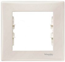 Рамка горизонтальная Schneider Electric Sedna 1-м. бежевый картинка